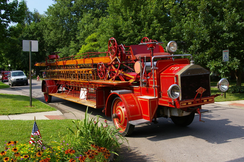 Antique Topeka Fire Engine